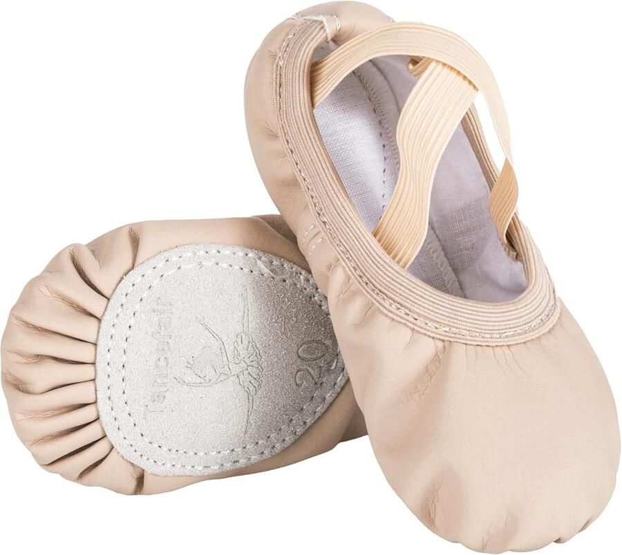 Balletschoenen voor meisjes en vrouwen leer met splitsol comfortabele dansschoenen voor ballet ShopVlot