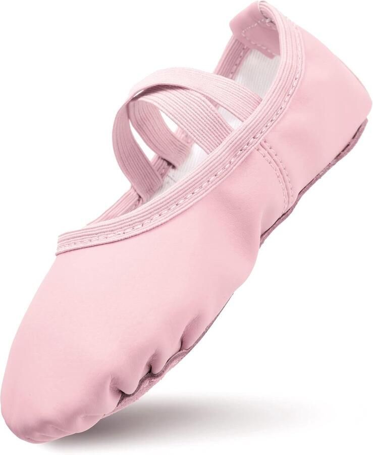 Ballet schoenen 27 EU leren ballet schoenen kindermaat ideaal voor dans en gymnastiek ShopVlot