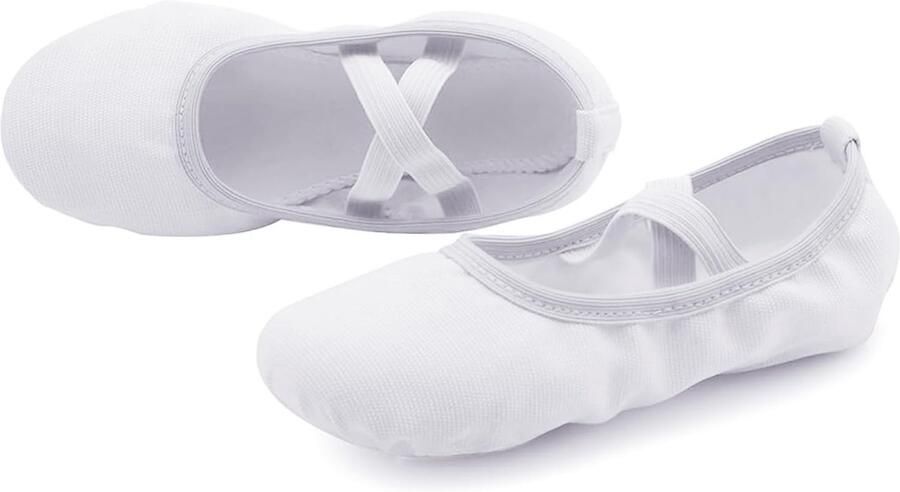 Balletschoenen voor Meisjes Canvas Klassieke Dansschoenen voor Kinderen en Volwassenen
