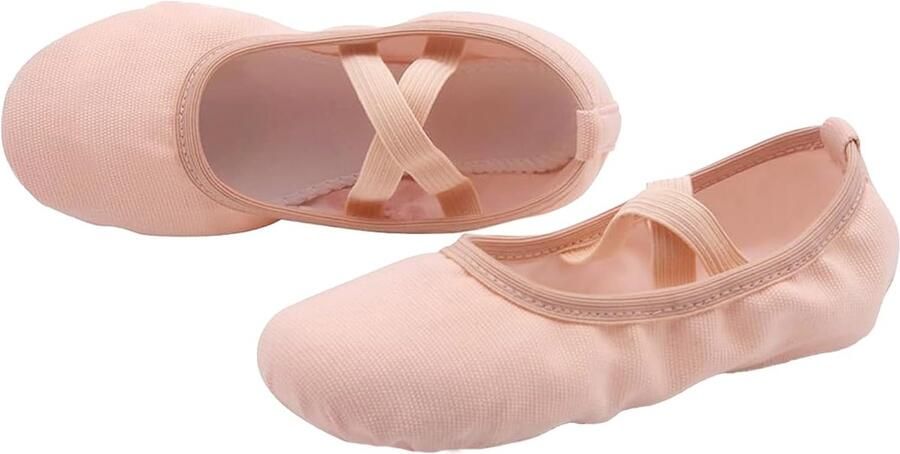 Balletschoenen voor Meisjes Canvas Klassieke Dansschoenen voor Kinderen en Volwassenen