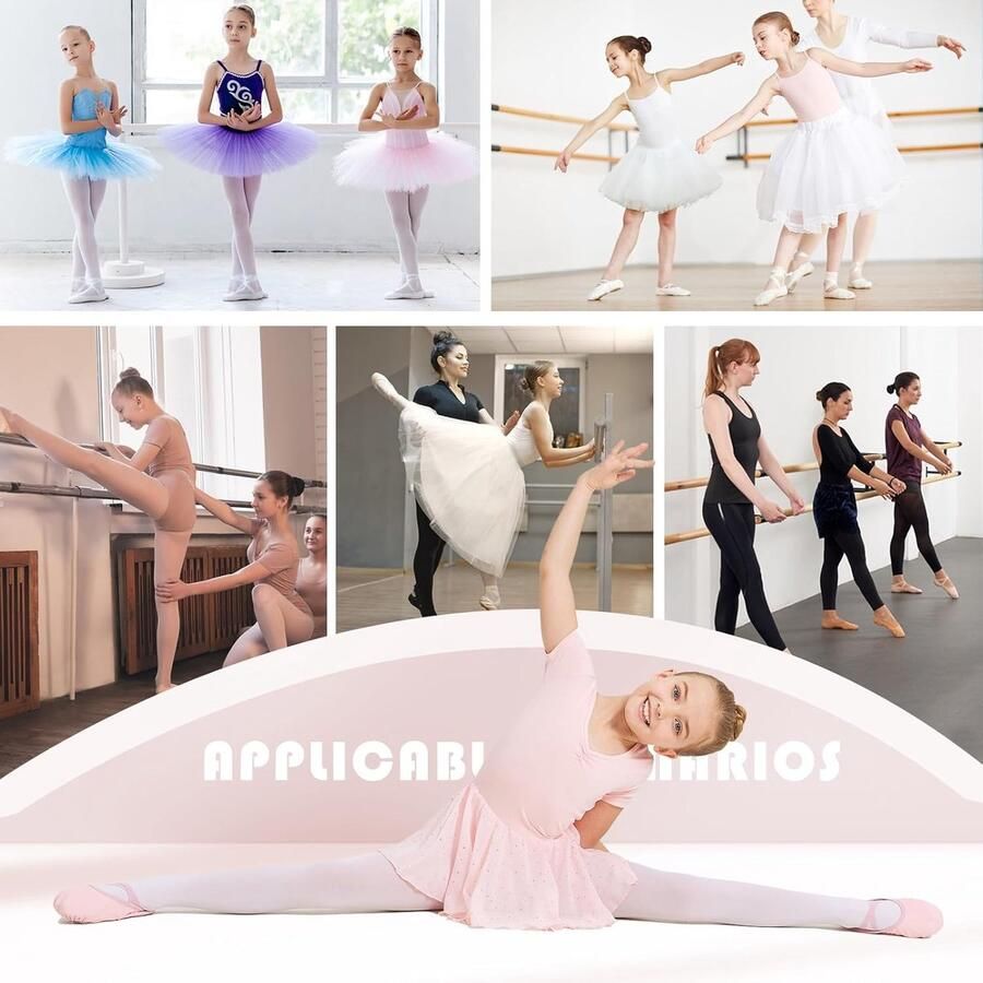 Balletschoenen voor Meisjes Canvas Klassieke Dansschoenen voor Kinderen en Volwassenen