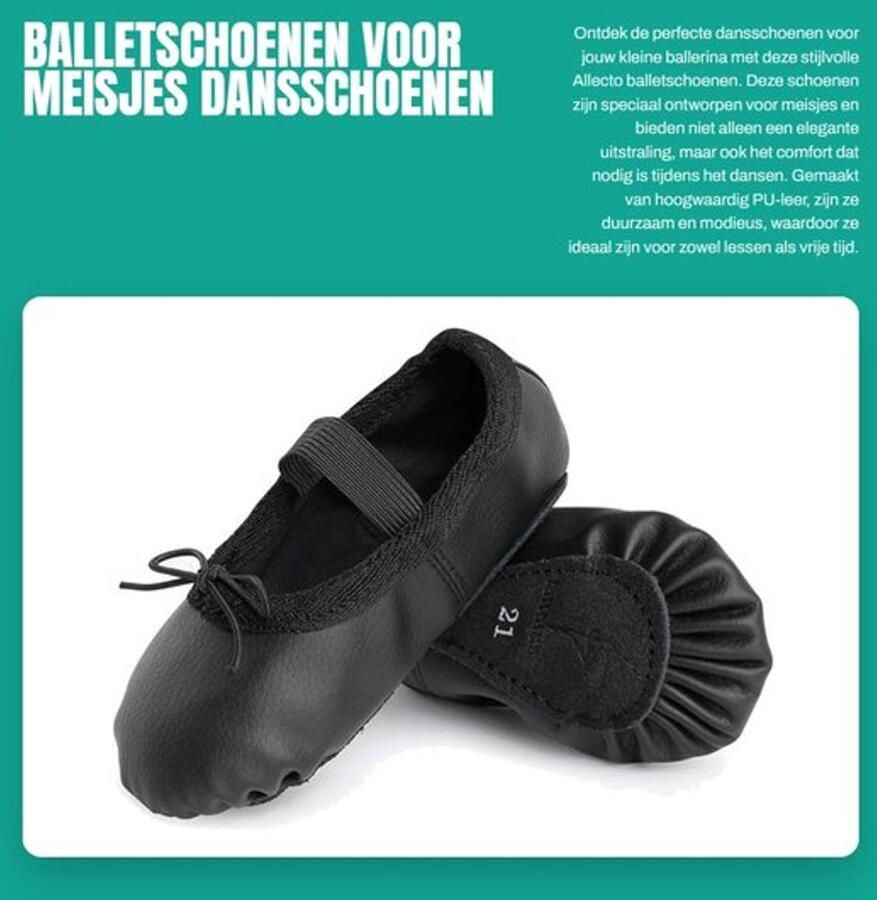 Balletschoenen voor meisjes Dansschoenen Comfortabel en duurzaam Roze beige zwart Geschikt voor kinderen en volwassenen Hoogw
