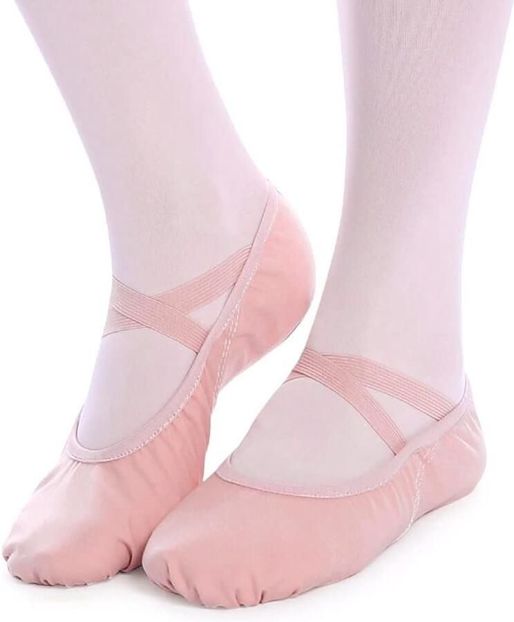Balletschoenen voor meisjes dansschoenen van canvas voor kinderen comfortabele en stijlvolle ballerina's