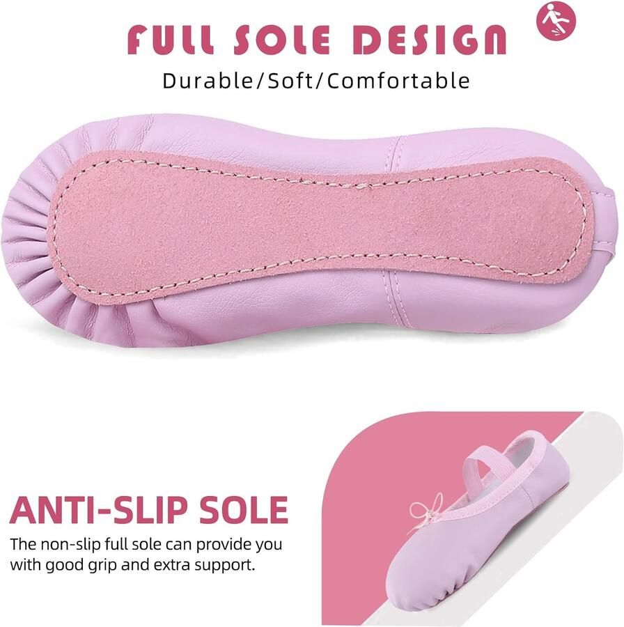 Balletschoenen voor Meisjes Dansschoenen voor Dames Kinder Paars