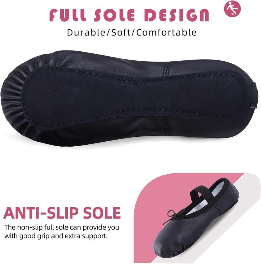 Balletschoenen voor meisjes dansschoenen voor vrouwen platte balletschoenen voor peuters kinderen volwassenen