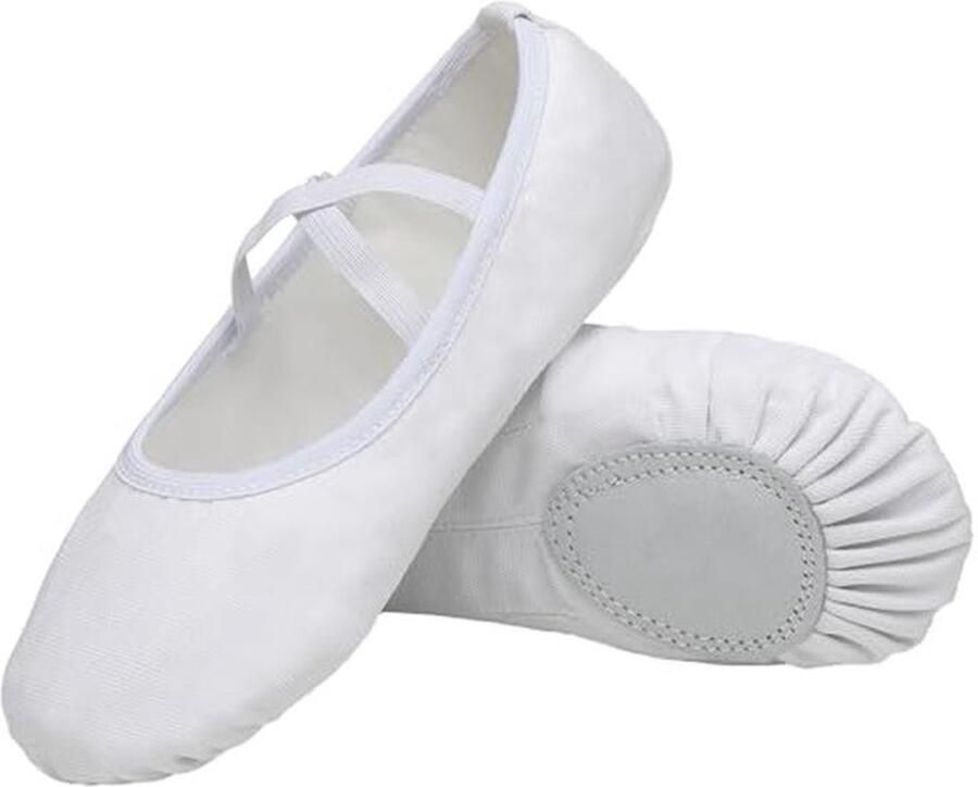 Balletschoenen voor Meisjes en Dames Gymnastiek en Dansschoenen in Canvas