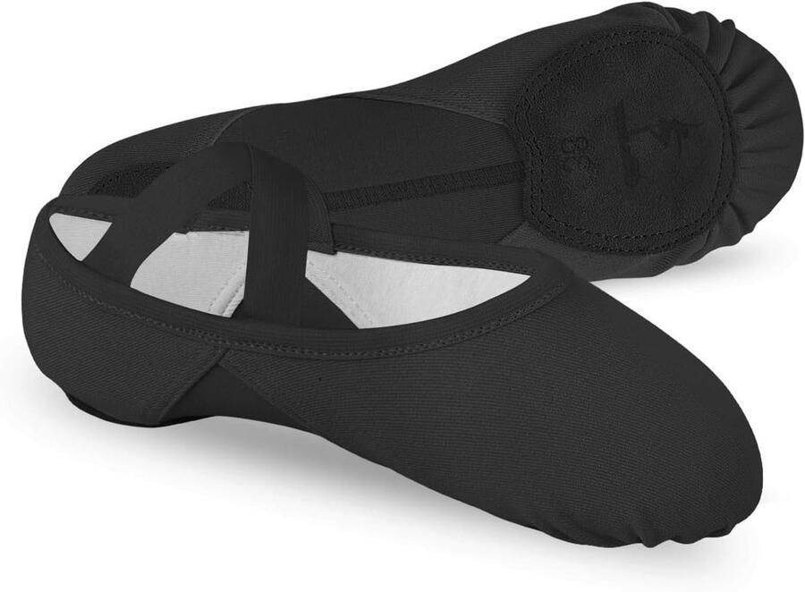 Balletschoenen voor Meisjes en Vrouwen Hoge Elasticiteit Gesplitste Zool Ideaal voor Dans en Recreatief Gebruik