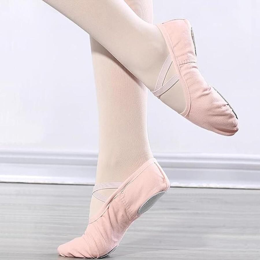 Balletschoenen voor meisjes gesplitste zool balletpantoffels voor vrouwen canvas balletdansschoenen voor kinderen en volwassenen