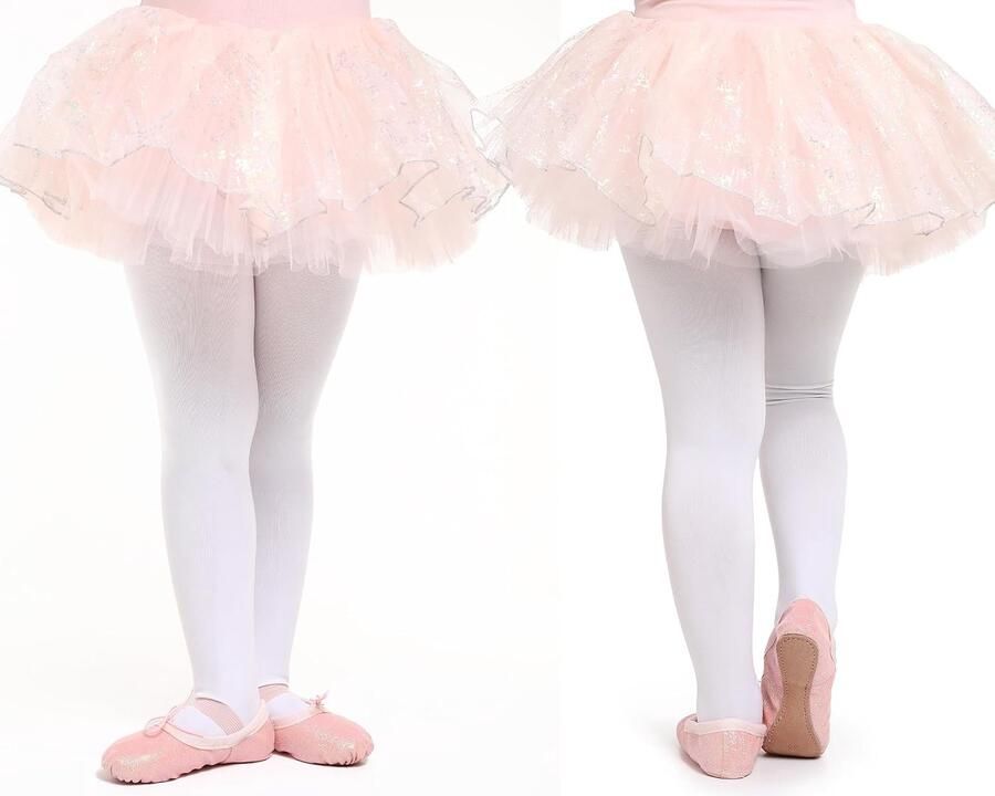 Balletschoenen voor meisjes glitter balletdansschoenen leren dansplaatsen met volledige zool balletdansschoenen voor kinderen peuter voor dansprestaties gymnastiek