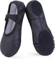 Balletschoenen voor Meisjes PU Leer Balletschoenen Zwart 36 Gesplitste Zool - Zwart