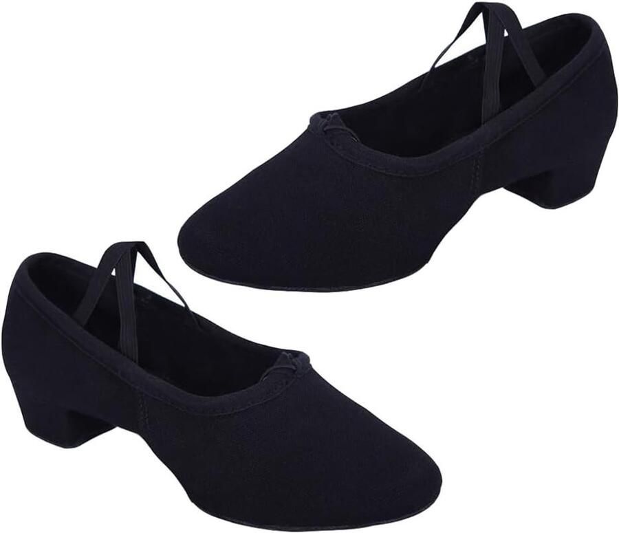 Balletschoenen voor volwassenen en meisjes Dansschoenen Yoga Slippers en Tango Schoenen met Leerzool