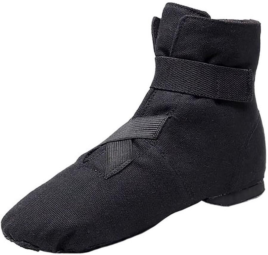 Balletschoenen Zacht Ademend Gespleten Zool Canvas Slippers Dansschoenen Dames Gymnastiek Comfortabel Ontwerp met Gesp
