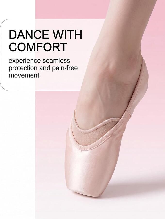 Balletsteekbescherming voor ballerina's verlengde lengte optimale pijnverlichting en blaarpreventie superieur comfort in klassieke dans