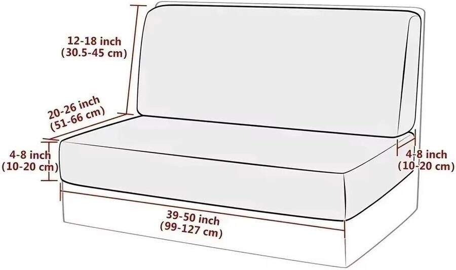 Bankhoes voor camper waterafstotend elastisch reservehoezen voor caravans 1 x zitbankhoes en 1 x rugleuninghoes (lichtgroen) - Foto 2
