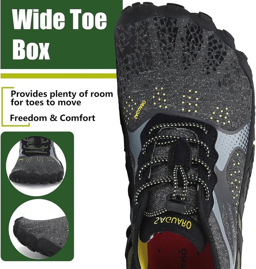Barefoot schoenen 36 EU zwart waterdicht ideaal voor outdoor activiteiten ShopVlot - Foto 1