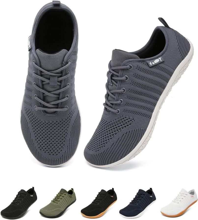 Barefoot Schoenen Brede Sneaker Wandelschoenen Lichtgewicht en Ade d