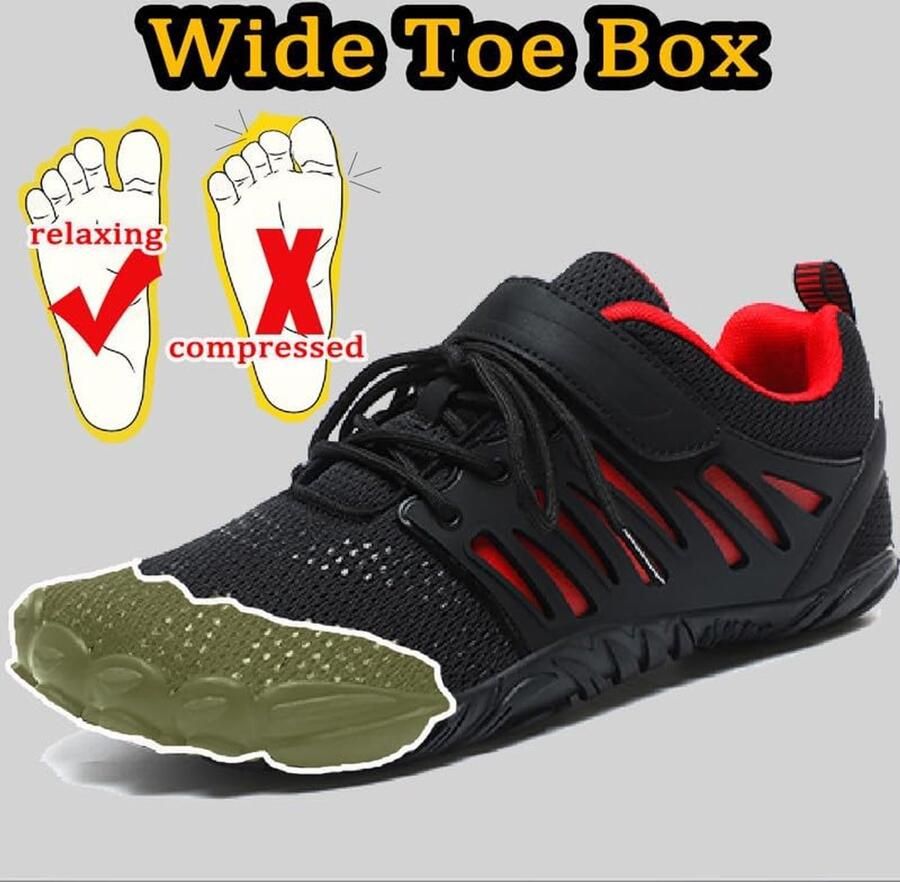 Barefoot Schoenen Mannen Minimalistische Water Schoenen voor Gym en Outdoor Activiteiten