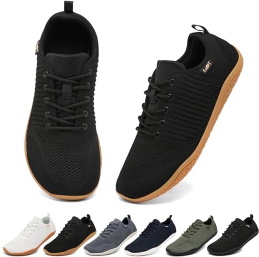 Barefoot Schoenen voor en Minimalistische Sneakers met Brede Teenbox Ade d Hardloopschoen voor Blote Voeten