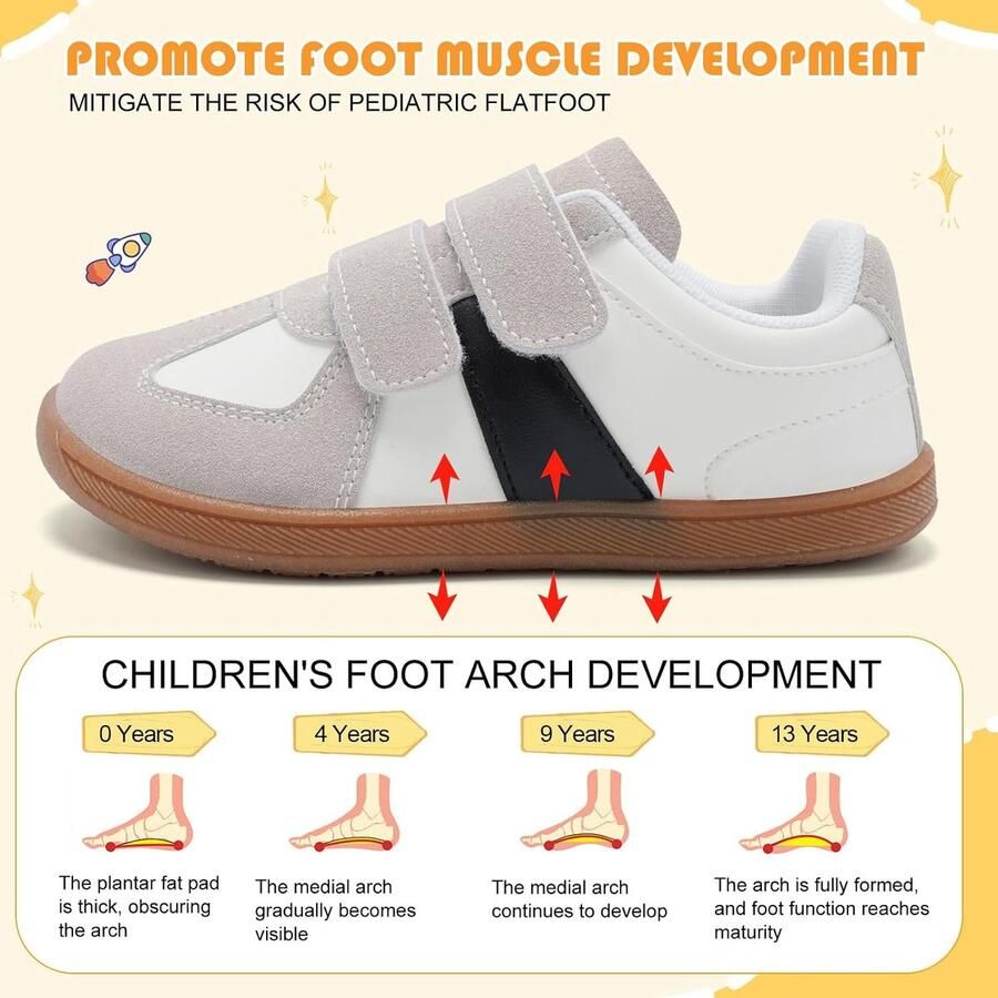 Barefoot-schoenen voor kinderen brede neus schoenen voor de eerste stappen casual