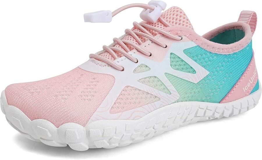 Barefoot schoenen voor kinderen met brede leest ade de trailschoenen voor en