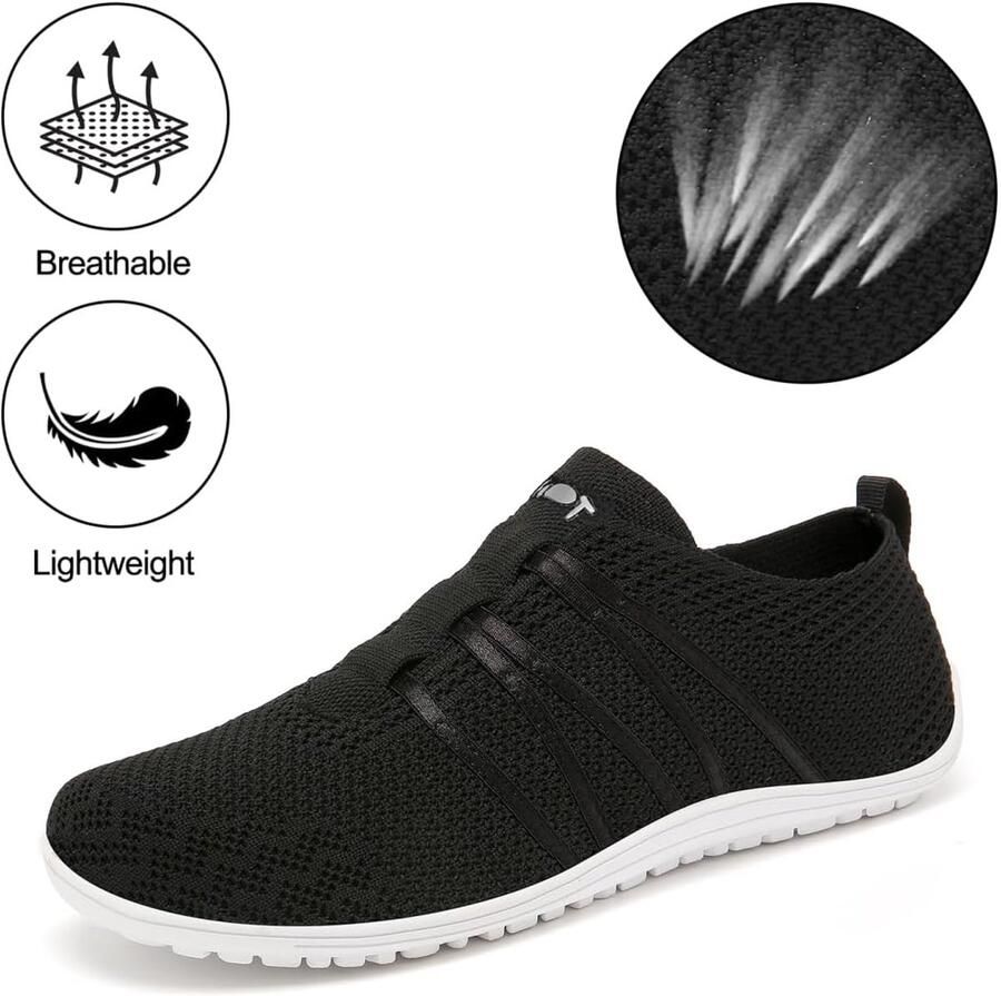 Barefoot Shoes Minimalistische Fitness Sneakers 37–45 EU Comfortabel Lichtgewicht Ademende Sportschoenen Zero Drop Zomer Barefoot Schoenen Antislip Wandelschoenen