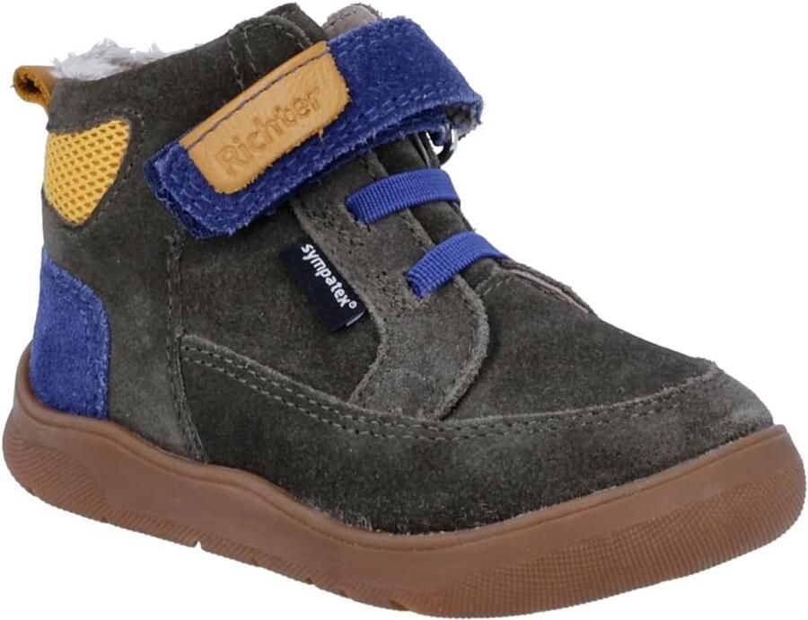 Barefoot sneakers voor jongens met klittenband en flexibele zool