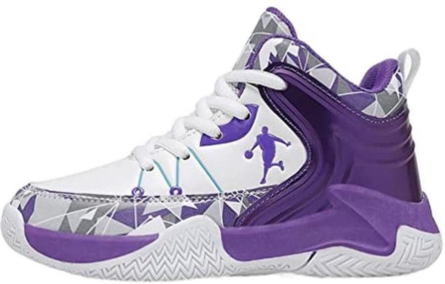 Basketbalschoenen voor Kinderen met Dikke Zool Antislip Sneakers voor Jongens