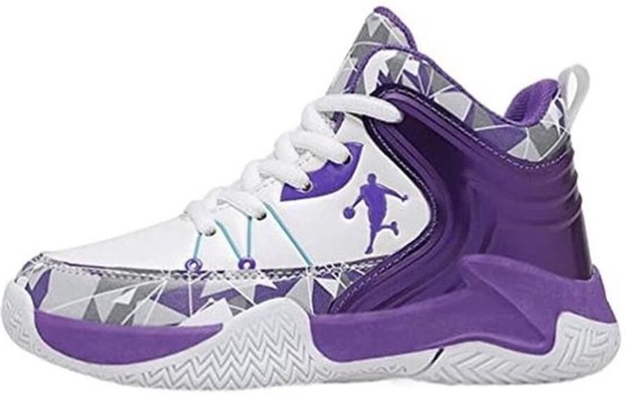 Basketbalschoenen voor Kinderen met Dikke Zool Antislip Sneakers voor Jongens