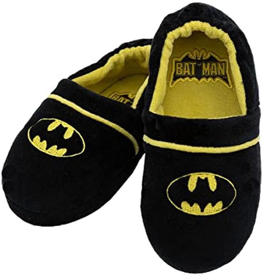 Batman Slippers voor jongens Superhelden Sloffen Zwart