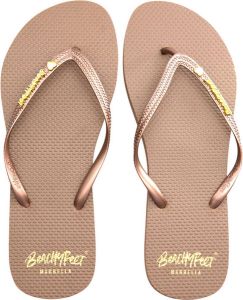 BeachyFeet Teenslippers Chocolate