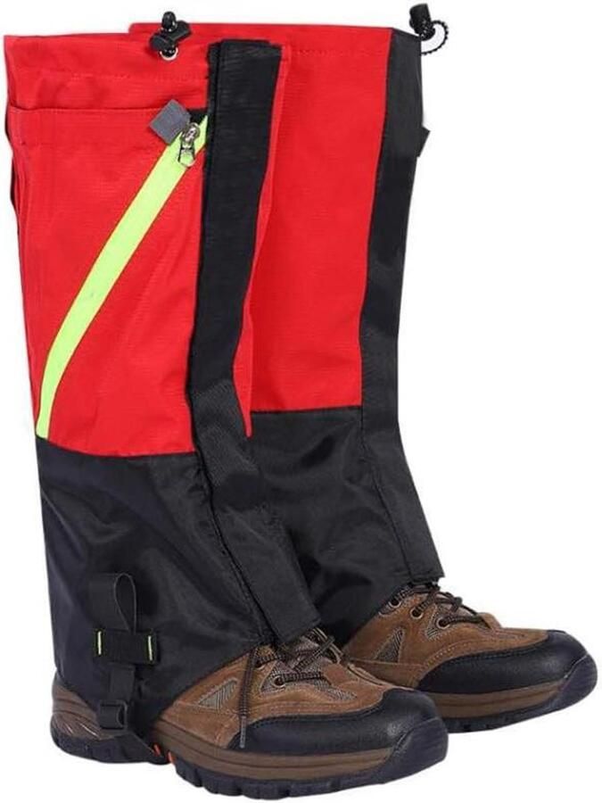Been Gaiters Legging Beschermers Outdoor Activiteiten Waterdicht Ade d Hoog Rood