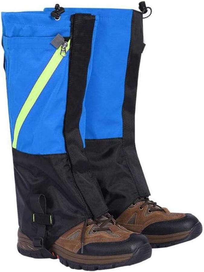Been Gaiters Waterdicht Sneeuw Legging Wandelen Buiten Bescherming Dubbellaags Nylon Hoog Donkerblauw