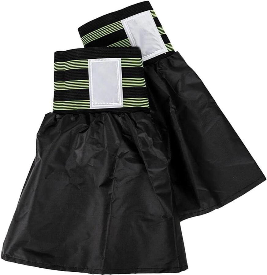 Beenkappen Gaiters Leggings Outdoor Bescherming Verstelbaar Klittenband 1 Paar Zwart