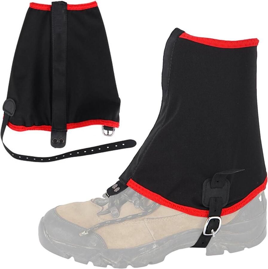 Beenkappen voor wandelen Outdoor beenkappen Bescherming tegen ele ten Waterdicht en scheurvast One size fits all Zwart