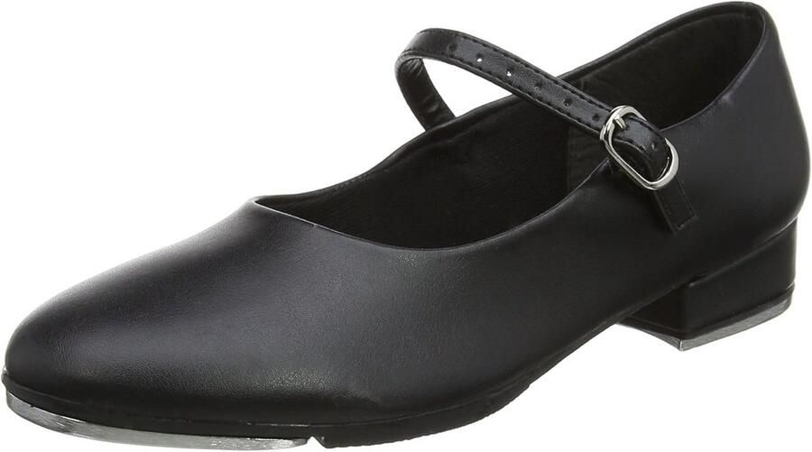 Beginners Tapdansschoenen Meisjes met Blokhak en Teenarmen Stabiliteit en Flexibele Schacht