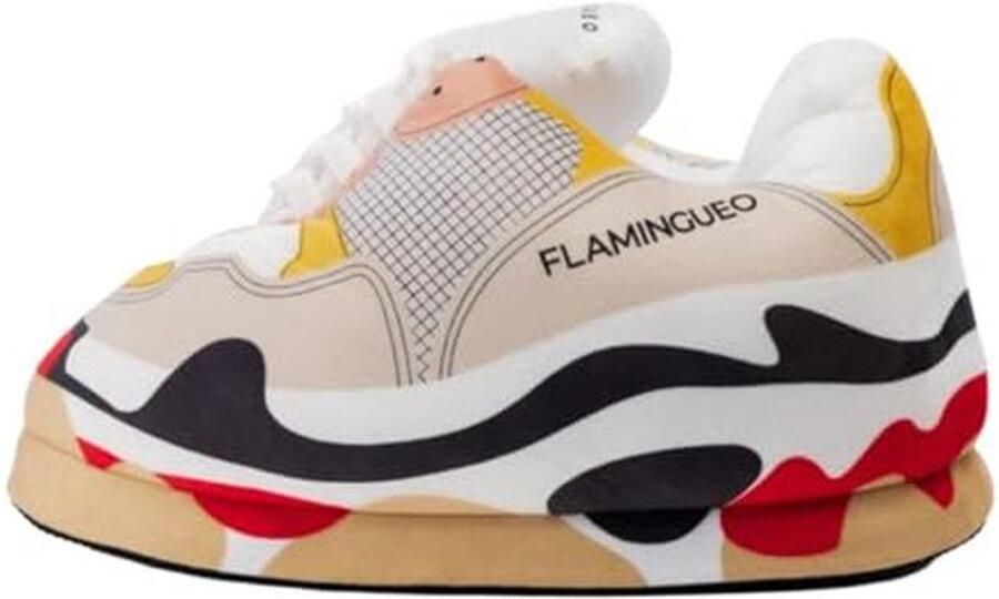 Beige Sneaker Slippers Warm en Comfortabele Huisslippers voor Alles