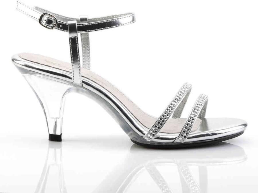 Merkloos Sans marque Sandaal met enkelband 36 Shoes BELLE 316 Zilverkleurig - Foto 3