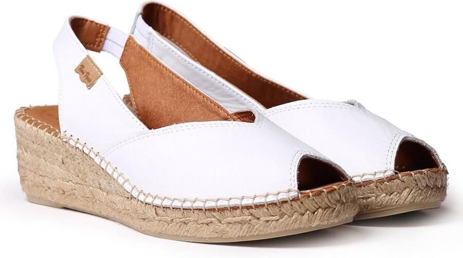 BERNIA-P Toni Pons peep toe style wedge espadrille for women made of leather