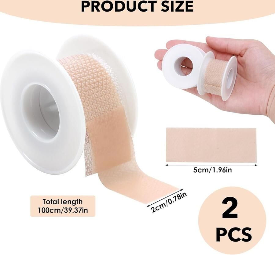 Bescher de Silicone Blister Patches voor Hielen en Blaren Anti-Wrijving Tape voor Drukpunten Ideaal voor Nieuwe Schoenen en Laarzen Huidkleurige Oplossing