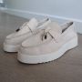 Bij Avoir Dames Loafers Dames schoenen Loafers yacht Instappers Dames Moccasins Beige - Thumbnail 1