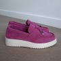 Bij Avoir Dames Loafers Dames schoenen Loafers yacht Instappers Dames Moccasins Roze - Thumbnail 3