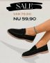 Bij Avoir Dames Loafers Dames schoenen Loafers yacht Instappers Dames Zwart - Thumbnail 1