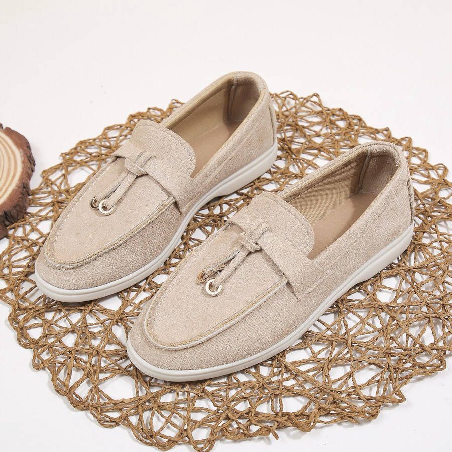 Bij Avoir Loafers Dames Slippers Dames schoenen Loafers yacht Instappers Dames Khaki