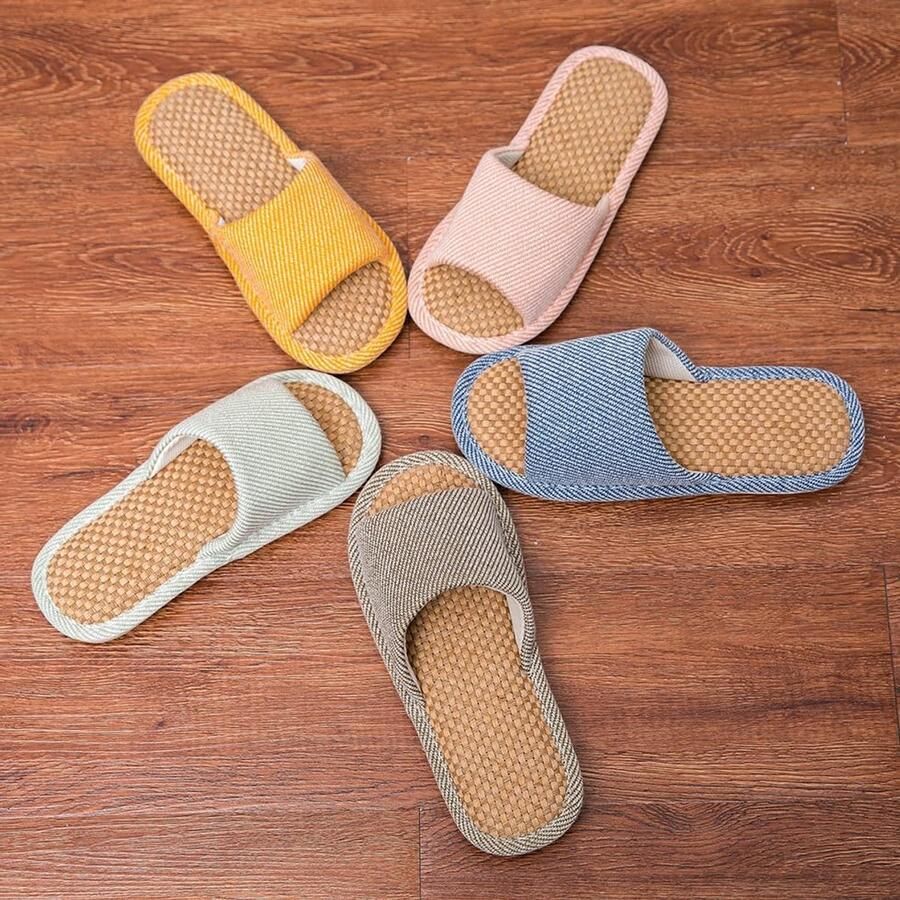 Binnenpantoffels comfortabel ademend antislip en stil het hele jaar door