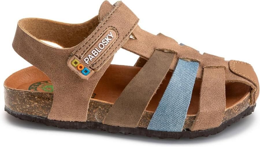 Comfortabele Kindersandalen van Gerecycled Materiaal met Kurken Zool