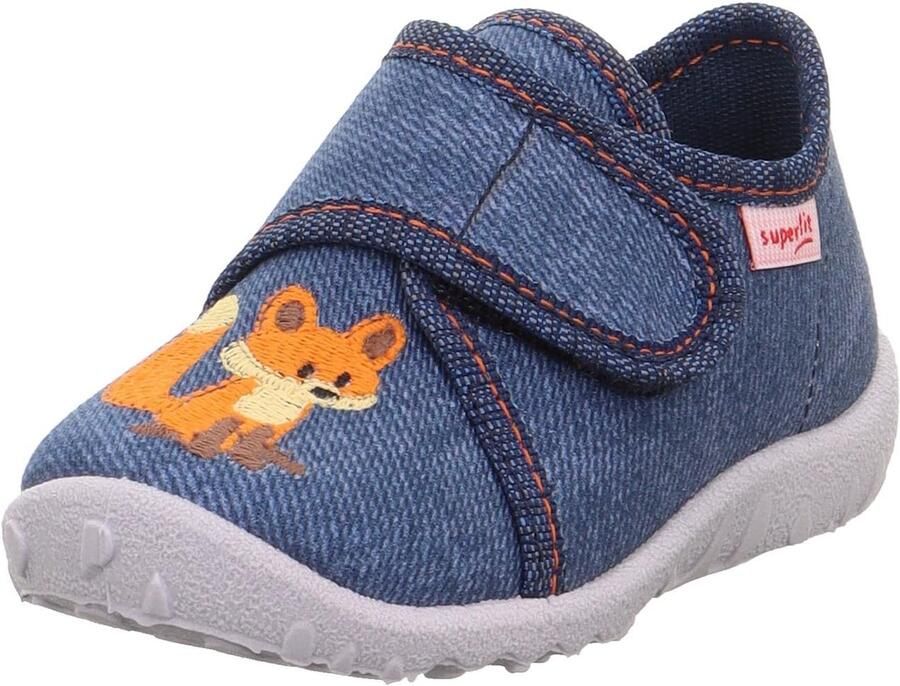 Blauwe Baby Slofjes met Stippen