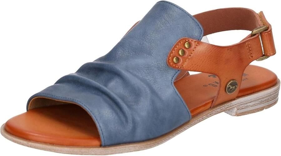 Mustang Shoes Sandalen zomerschoen sandaal blokhak met klittenbandsluiting