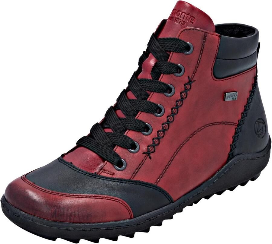 Blauwe Dames Veterlaarzen Comfortabele Lange Veterschoenen