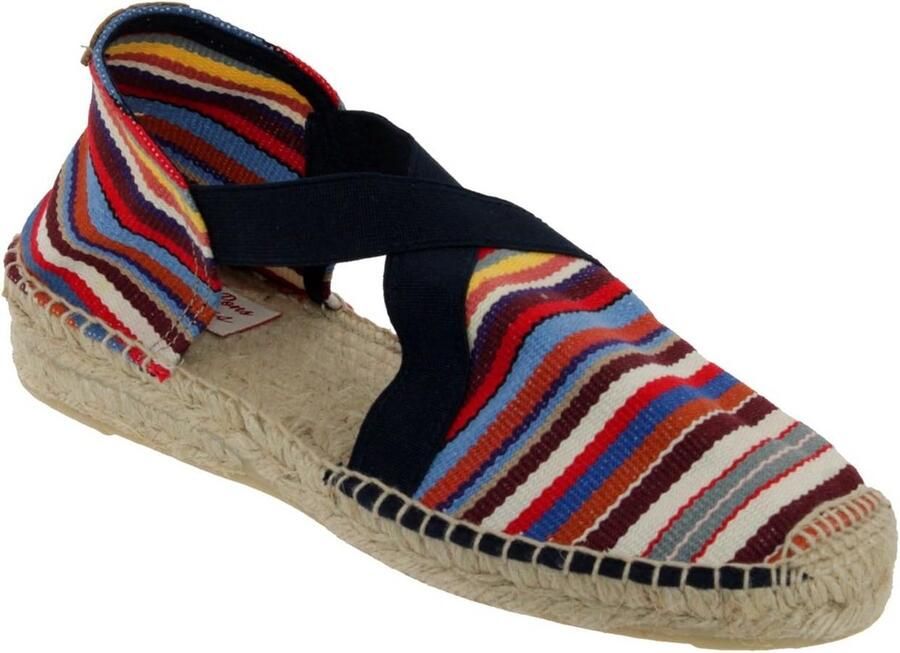 Blauwe Espadrille Sandalen Dames met Hak voor Zomercomfort