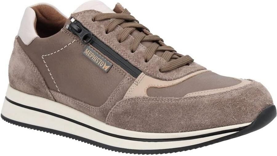 Blauwe Heren Sneakers met Rits en Veters voor Dagelijks Gebruik